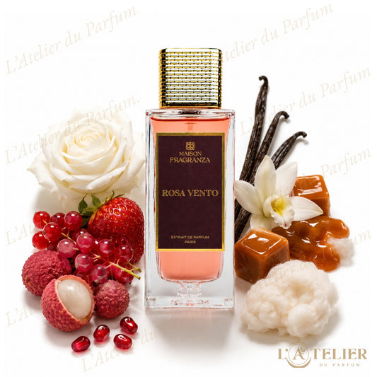 Rosa Vento Maison Fragranza – Extrait de Parfum Unisexe 100ml – flacon vue de face