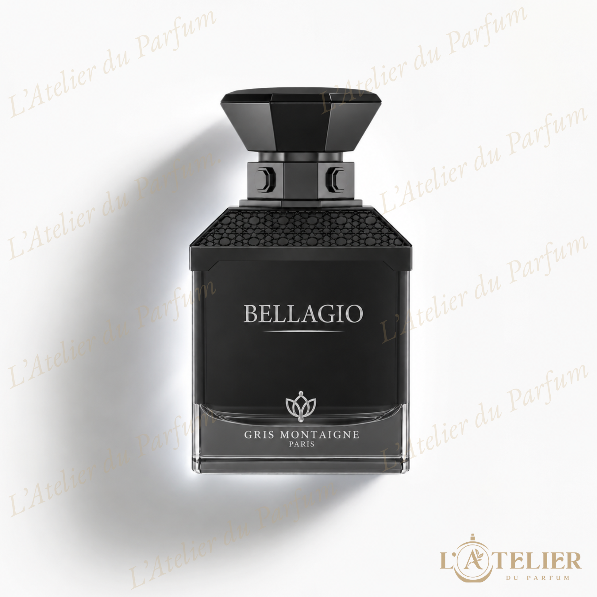 Bellagio Gris Montaigne – parfum de niche unisexe chaud boisé et délicat – 100ml