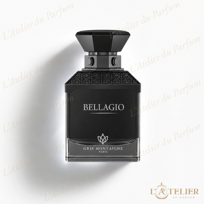 Bellagio Gris Montaigne – parfum de niche unisexe chaud boisé et délicat – 100ml