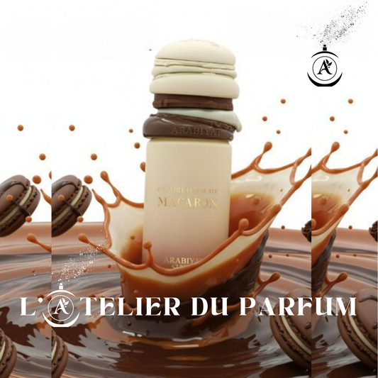 CARAMEL CHOCOLATE MACARON - ARABIYAT SUGAR