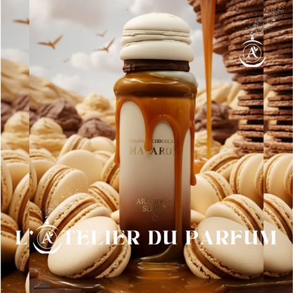 CARAMEL CHOCOLATE MACARON - ARABIYAT SUGAR