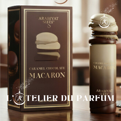 CARAMEL CHOCOLATE MACARON - ARABIYAT SUGAR