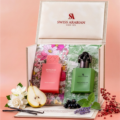 COFFRET NECTAR BLUSH  & PATCHOULI 01 - SWISS ARABIAN