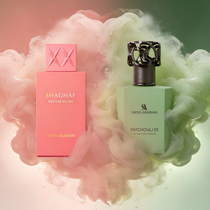 COFFRET NECTAR BLUSH  & PATCHOULI 01 - SWISS ARABIAN