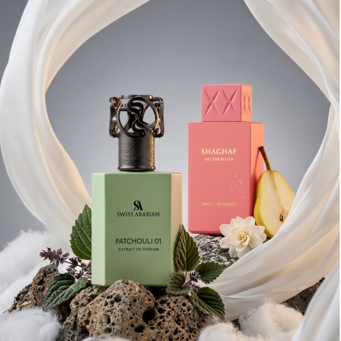 COFFRET NECTAR BLUSH  & PATCHOULI 01 - SWISS ARABIAN