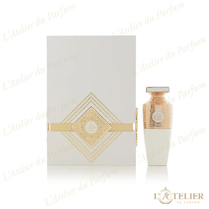 Madawi White Arabian Oud – extrait de niche oriental moderne – détail flacon 100ml