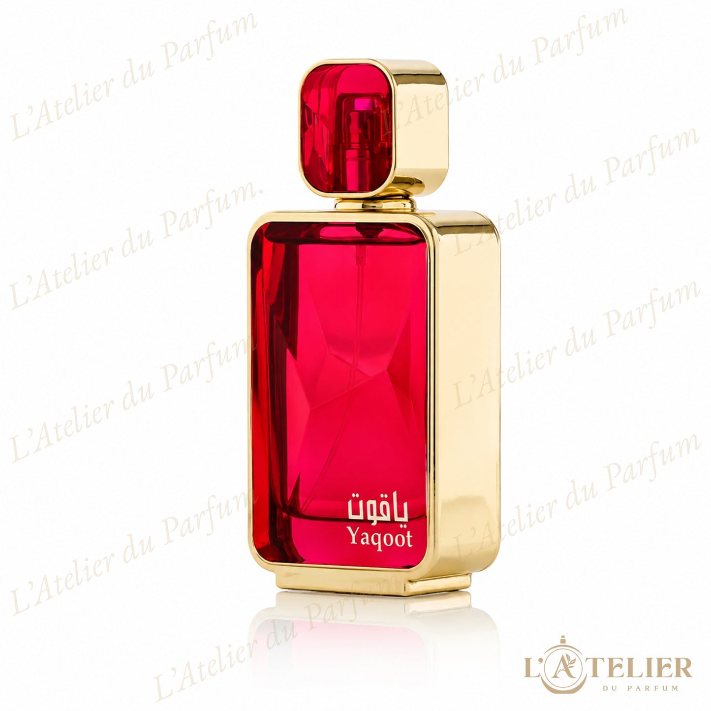 Yaqoot Arabian Oud – parfum unisexe sillage luxueux et enveloppant – vue de côté 100ml