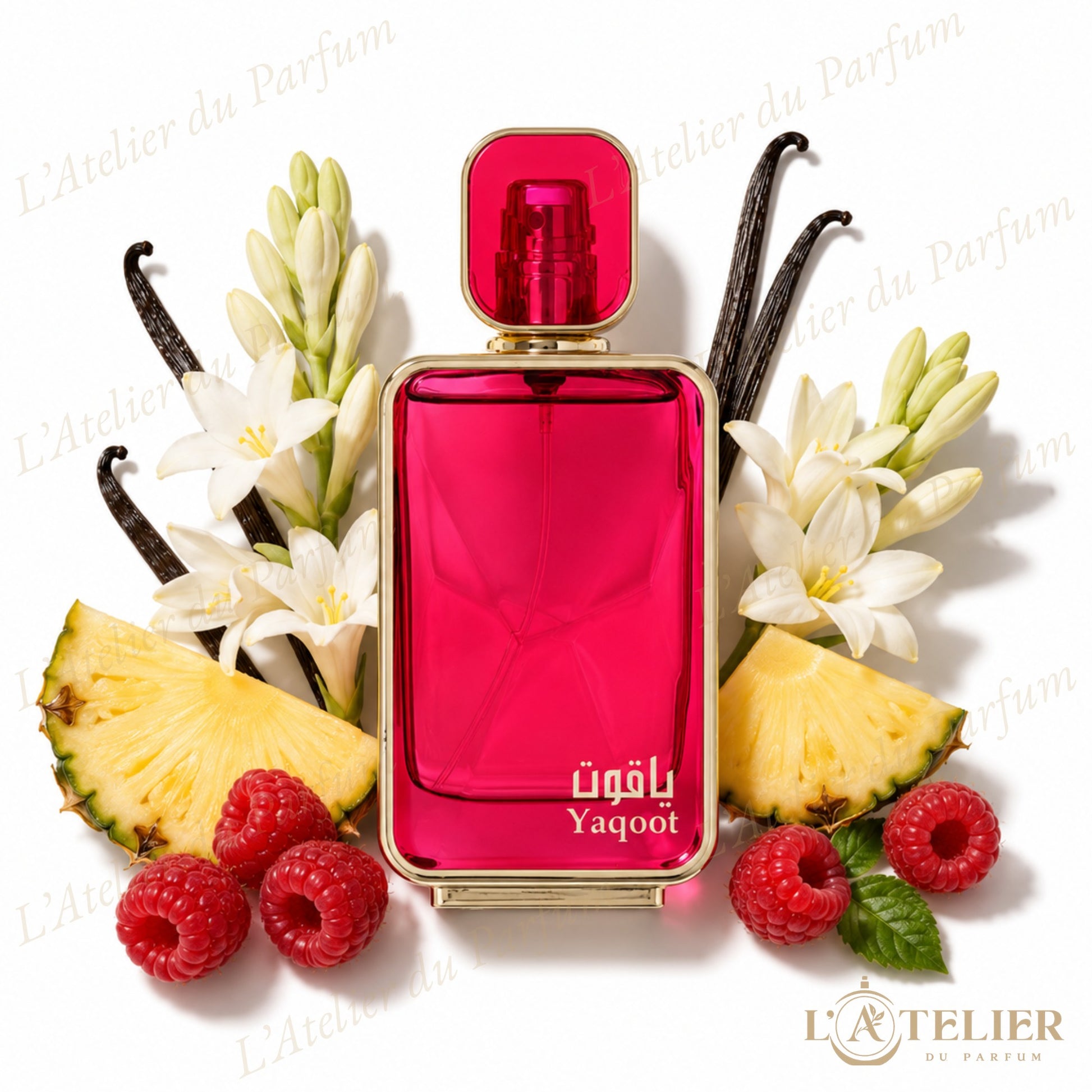 Yaqoot Arabian Oud – Eau de Parfum Unisexe 100ml – flacon vue de face