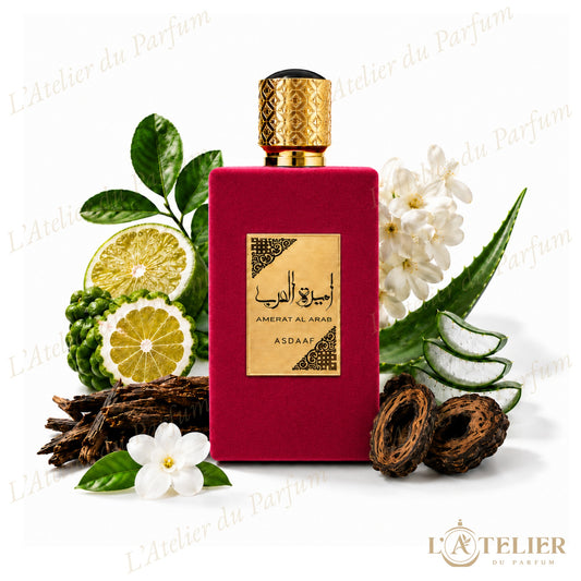 Ameerat Al Arab Asdaaf – Eau de Parfum Femme Oriental 100ml – flacon vue de face