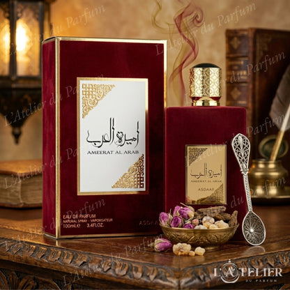 Ameerat Al Arab Asdaaf – fragrance orientale moderne chic et charismatique – 100ml 35€