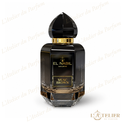 Musc Brown El Nabil – parfum unisexe fruité et sensuel – 65ml 30€