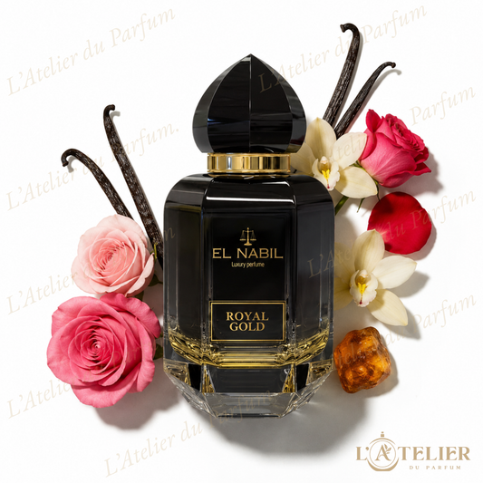 Royal Gold El Nabil – Eau de Parfum Unisexe 65ml – flacon vue de face
