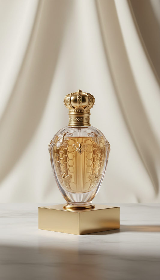 Parfum bouteille abeille impériale