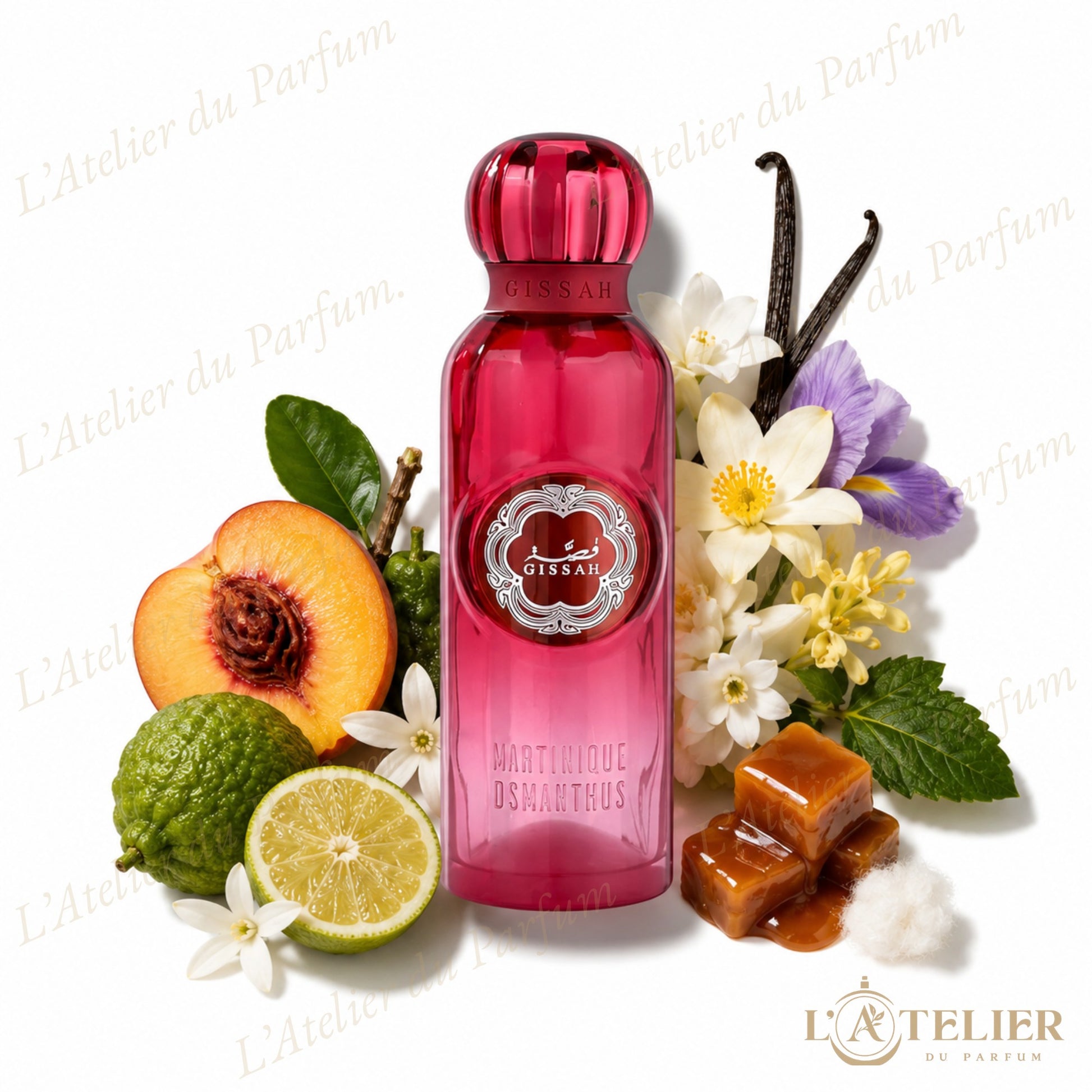 Martinique Osmanthus Gissah – Eau de Parfum Unisexe 200ml – flacon vue de face