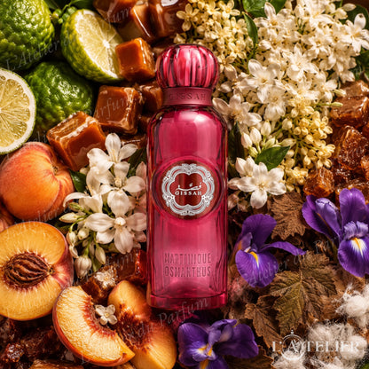 Martinique Osmanthus Gissah – EDP floral fruité bergamote pêche jasmin osmanthus caramel iris patchouli musc – 200ml