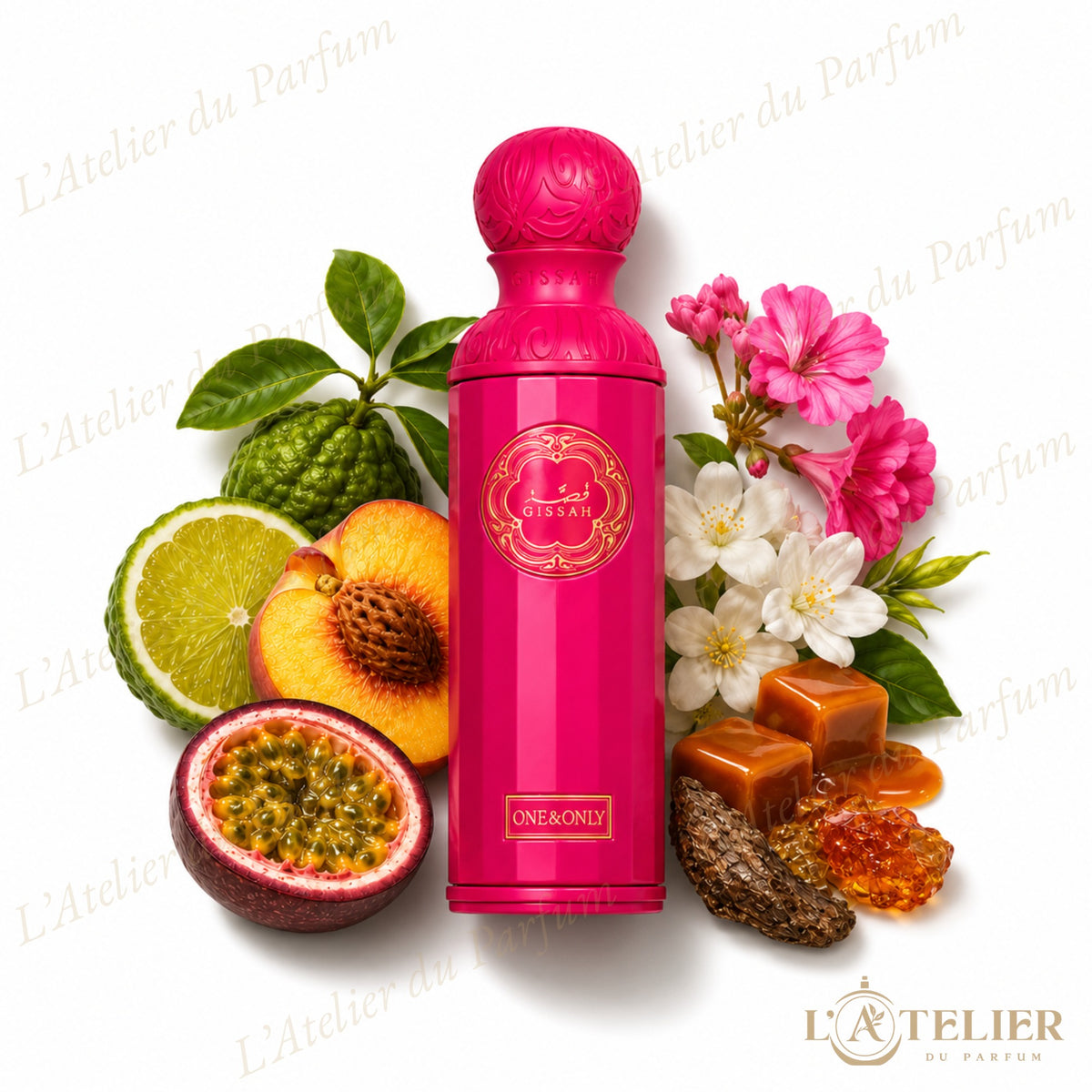 One & Only Gissah – Eau de Parfum Femme 200ml – flacon vue de face