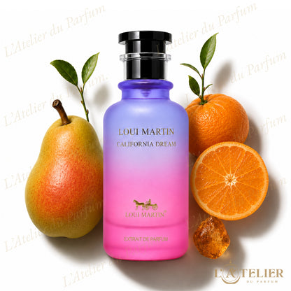 California Dream Loui Martin – Extrait de Parfum Unisexe 100ml – flacon vue de face