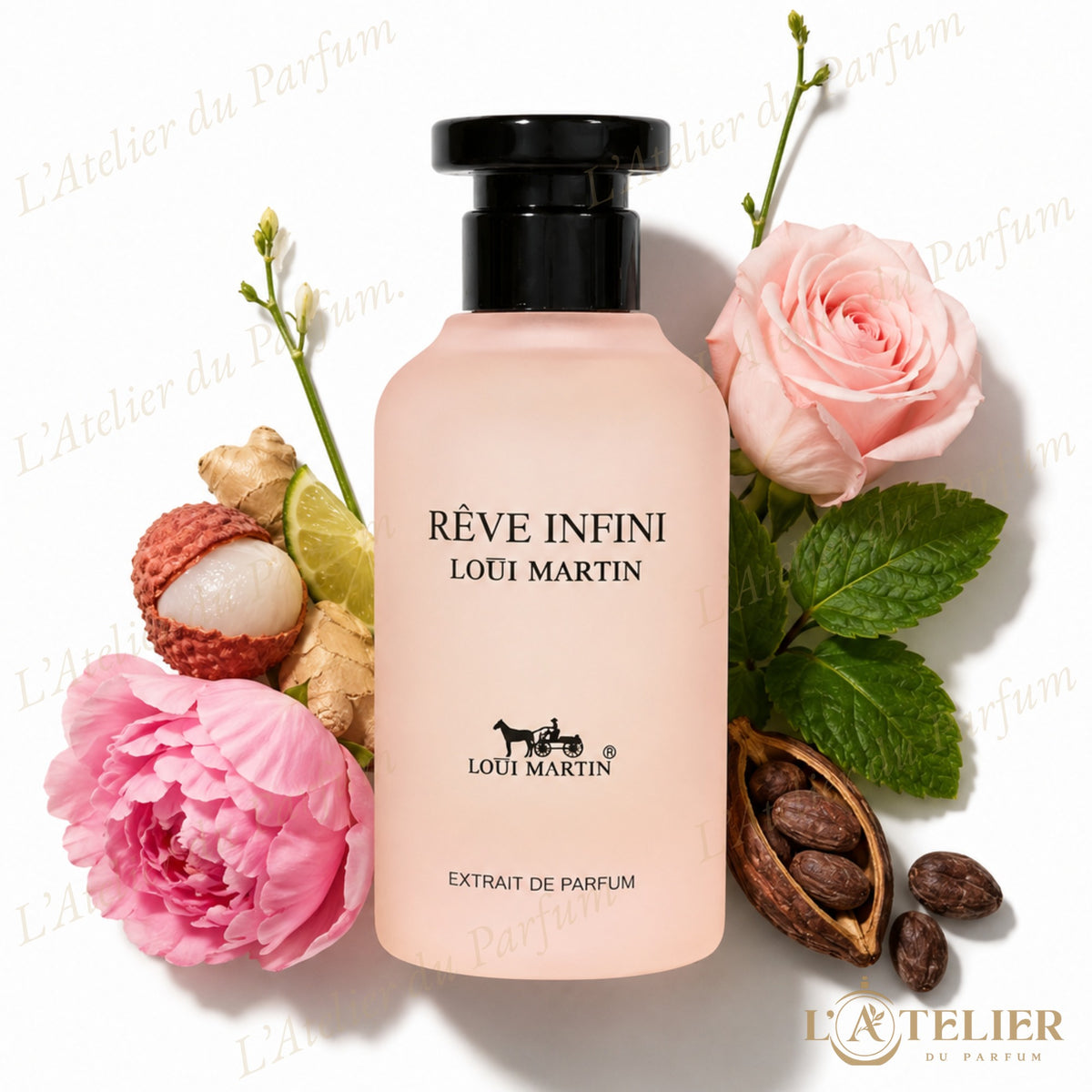 Rêve Infini Loui Martin – Extrait de Parfum Unisexe 100ml – flacon vue de face