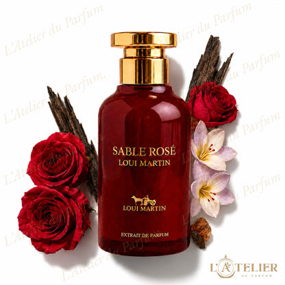 Sable Rose Loui Martin – Extrait de Parfum Unisexe 100ml – flacon vue de face