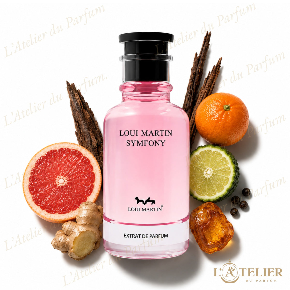 Symfony Loui Martin – Extrait de Parfum Femme 100ml – flacon vue de face