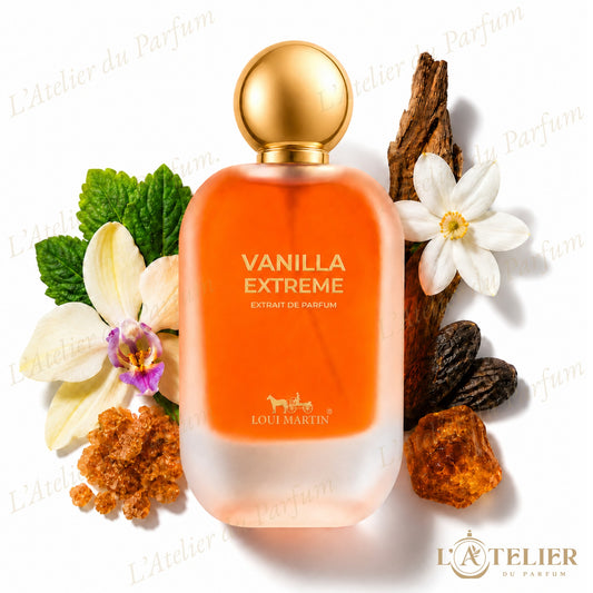 Vanilla Extreme Loui Martin – Extrait de Parfum Unisexe 100ml – flacon vue de face
