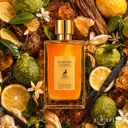 Domino Essence Maison Alhambra – EDP homme floral ambré musqué notes vertes agrumes bois ambre vanille musc – 100ml 45€