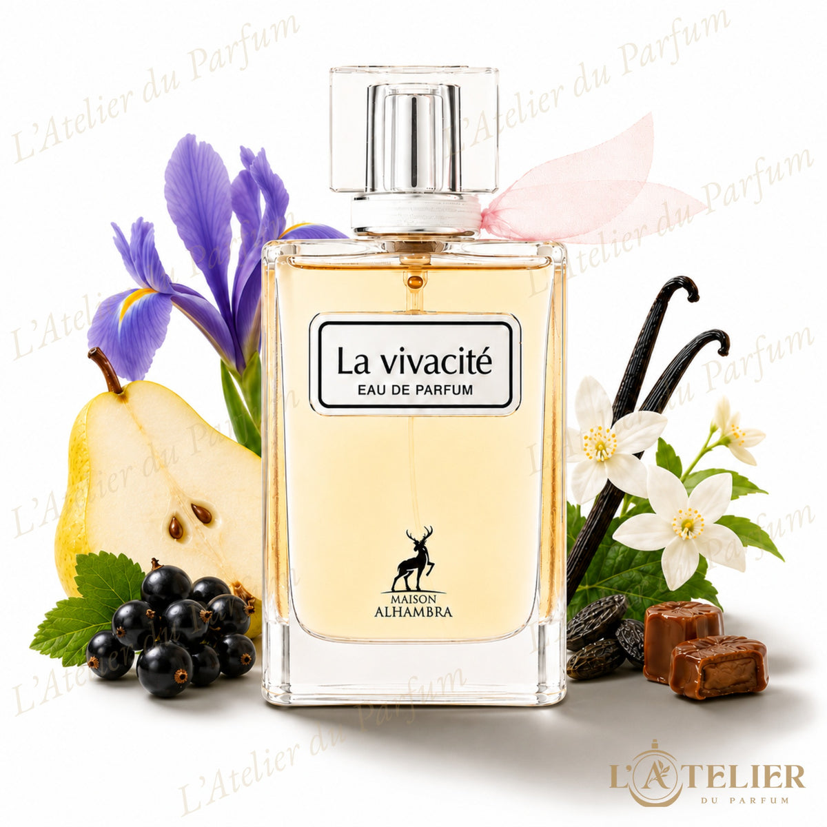 La Vivacité Maison Alhambra – Eau de Parfum Femme 100ml – flacon vue de face