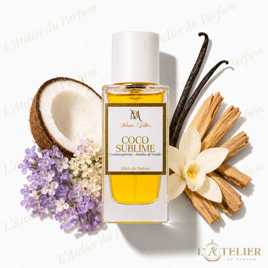 Coco Sublime Maison Bellori – Élixir de Parfum Unisexe 35% 50ml – flacon vue de face