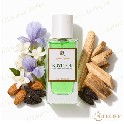 Kryptor Maison Bellori – Élixir de Parfum Unisexe 35% 50ml – flacon vue de face