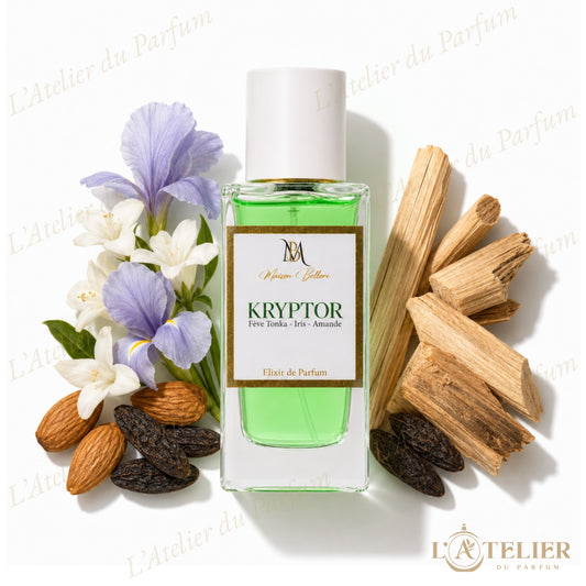 Kryptor Maison Bellori – Élixir de Parfum Unisexe 35% 50ml – flacon vue de face