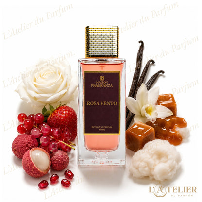Rosa Vento Maison Fragranza – Extrait de Parfum Unisexe 100ml – flacon vue de face
