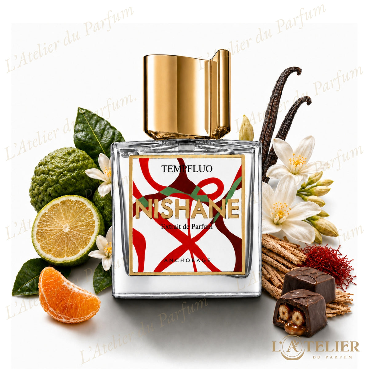 Tempfluo Nishane – Extrait de Parfum Unisexe 100ml – flacon vue de face